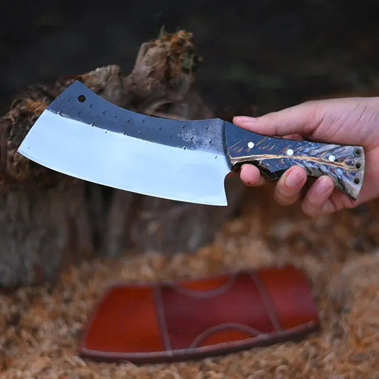 Handmade Stainless Steel Kitchen Cleaver | Stainless Steel Chef Knife for Chopping, Cutting, Slicing | Anniversary Gift for Her | Arham Cutlery Arham Cutlery