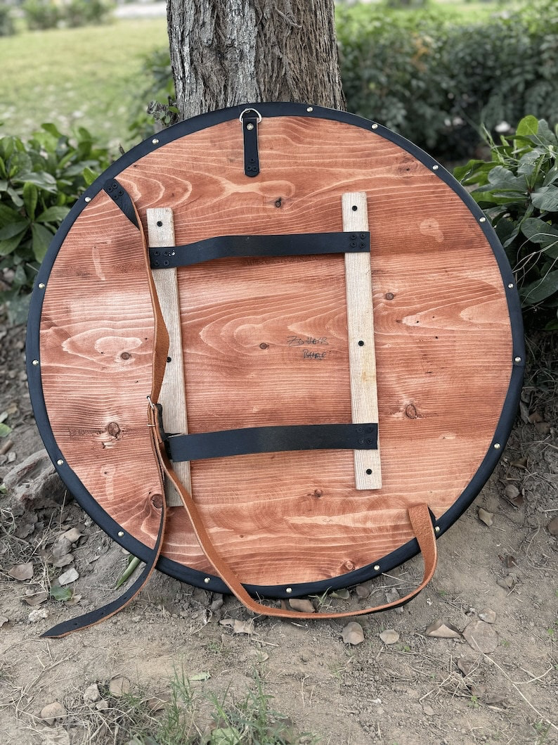 Custom Norse/Viking Shield, Odin All-father Shield, Viking Wall Decor, Cosplay Shield, Round Shield, Ideal Gifts for Birthdays & Christmas | Arham Cutlery Arham Cutlery