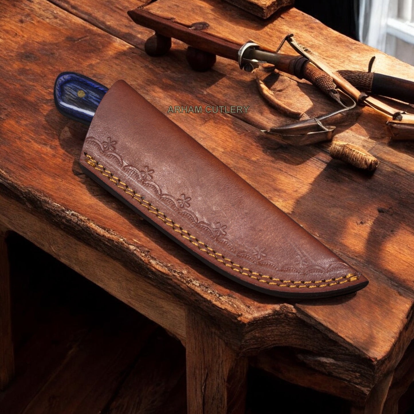 8.5" Fixed Blade Tanto Knife