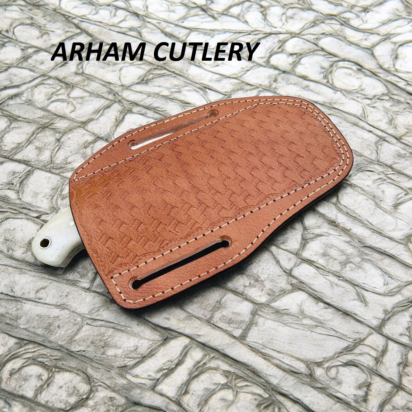 Handmade Knife With Camel Bone