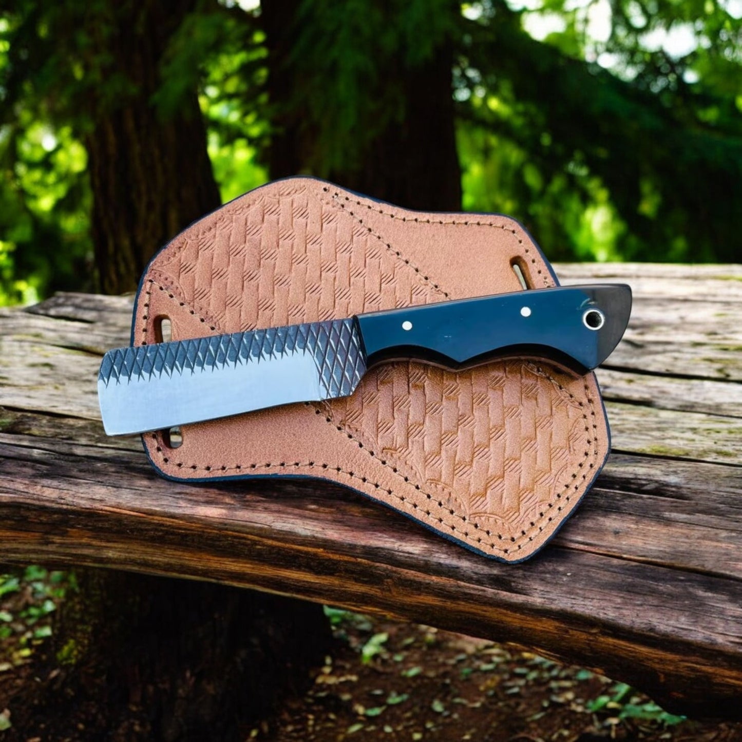 Handmade Rasp File Cowboy Bull Cutter EDC Knife