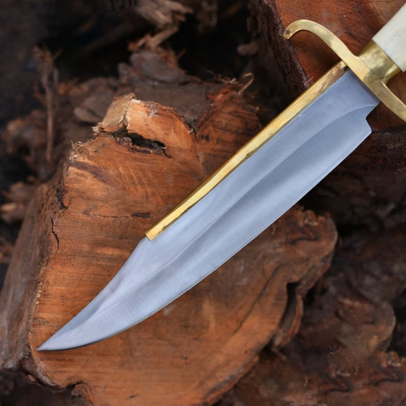 The Expendables Movie Replica Bowie Knife | Handmade Carbon Steel Hunting Knife | Anniversary Gift for him Christmas Gift