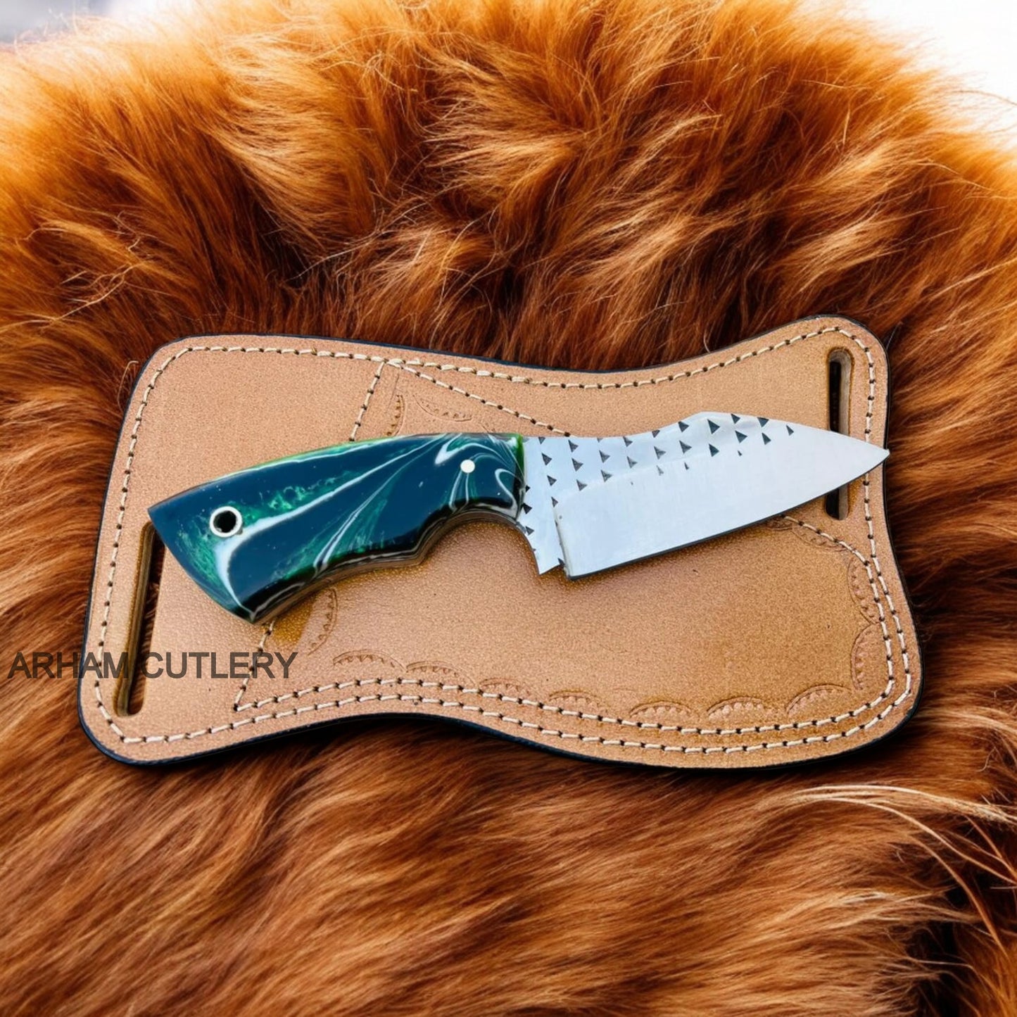 Hand Forged Fixed Blade Knife With Razor Sharp Edge Best EDC Knife