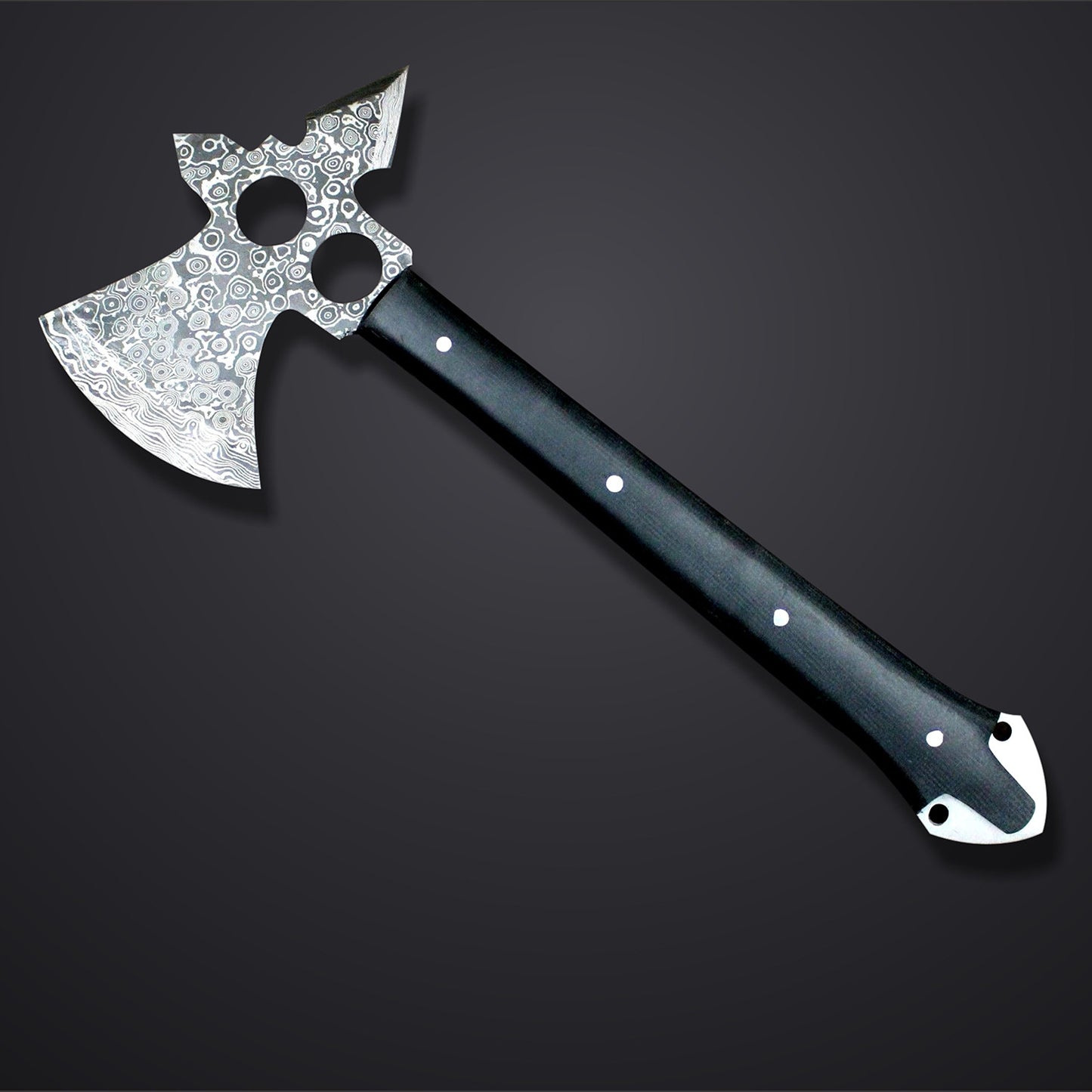 Damascus Steel Axe Arham Cutlery