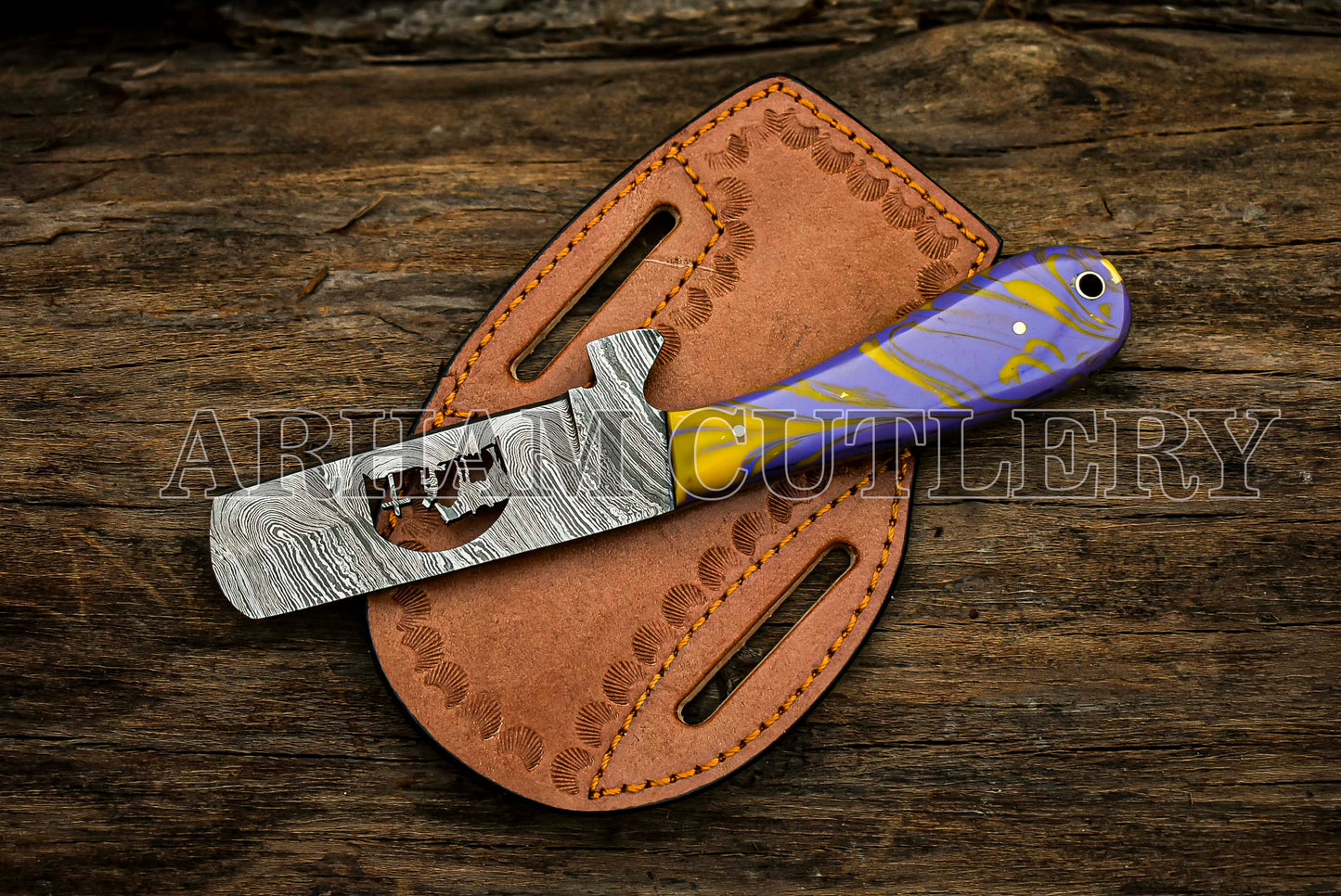 Hand Forged Cowboy Bull Cutter Knife