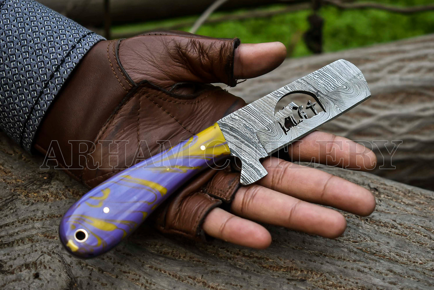 Hand Forged Cowboy Bull Cutter Knife