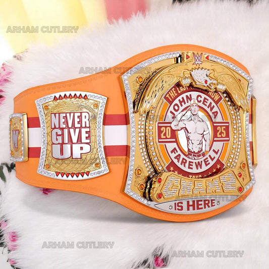 Farewell 2025 WWE John Cena Spinner Championship Replica Title Belt - Tampa
