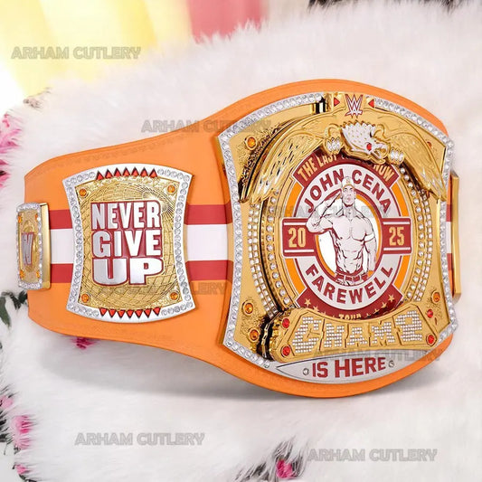 Farewell 2025 WWE John Cena Spinner Championship Replica Title Belt - Tampa