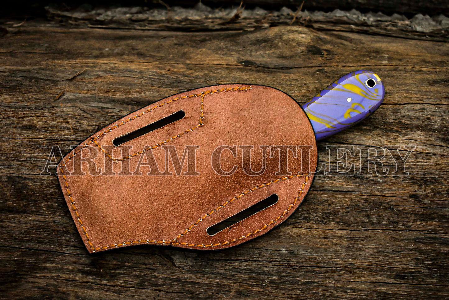 Hand Forged Cowboy Bull Cutter Knife Arham Cutlery