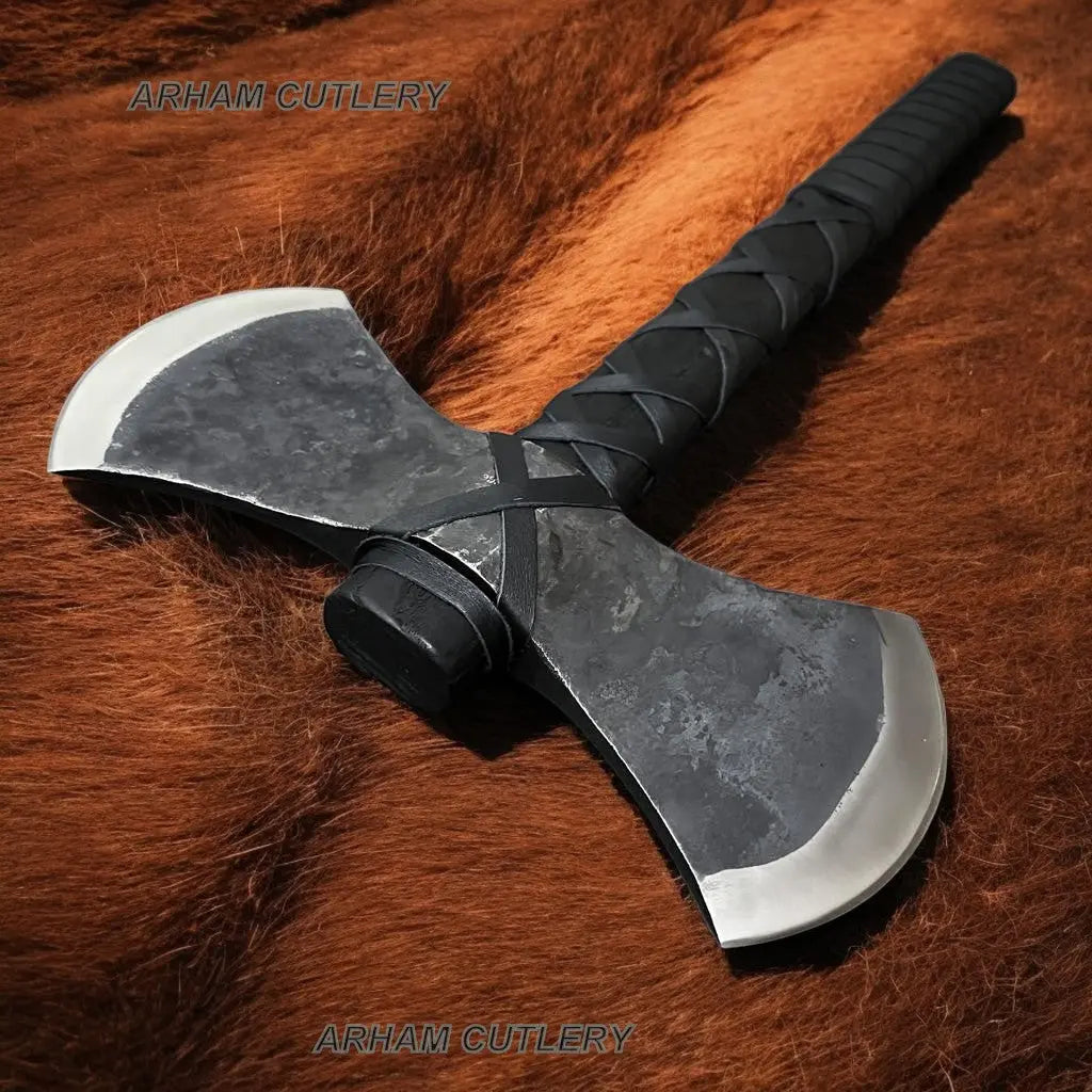 The Black Double Bit Viking Axe
