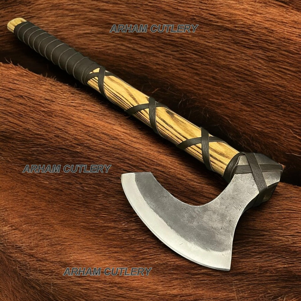The Rollo Hand Forged Viking Axe Arham Cutlery