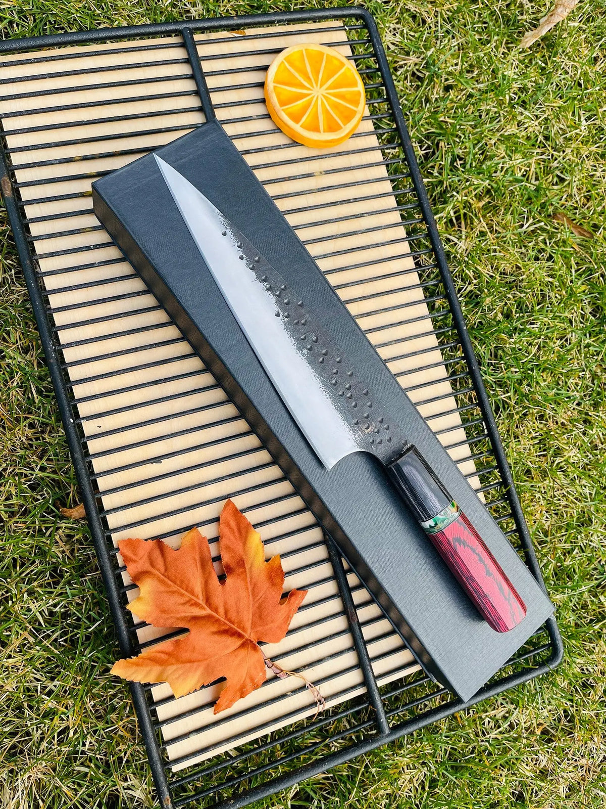 Handmade Kitchen/Chef Knife/Pointy Edge 14" With Gift Box Easter/Birthday Gift For Him/ | Arham Cutlery - Arham Cutlery