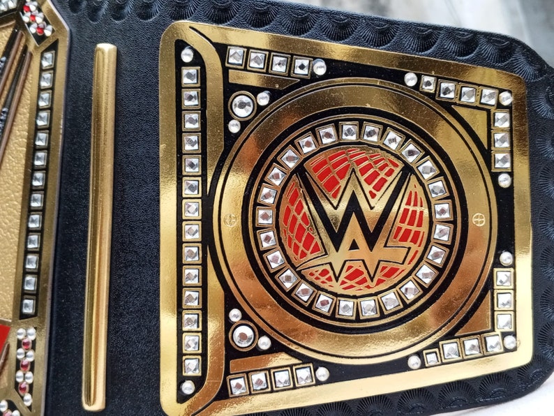 World Heavyweight Undisputed Championship Universal Adult Wrestling Belt Replica With 2 MM & 4 MM Brass Main Side Plates Leather Fighting | Arham Cutlery Arham Cutlery