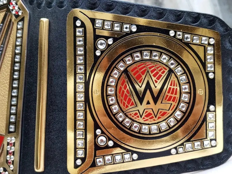World Heavyweight Undisputed Championship Universal Adult Wrestling Belt Replica With 2 MM & 4 MM Brass Main Side Plates Leather Fighting | Arham Cutlery Arham Cutlery