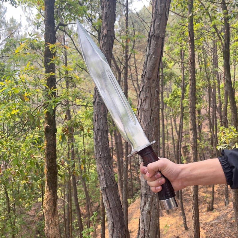 Handmade Seax Knife | Farmers Using Hand Forged Gurkha 15.5 Inch Carbon steel Knife