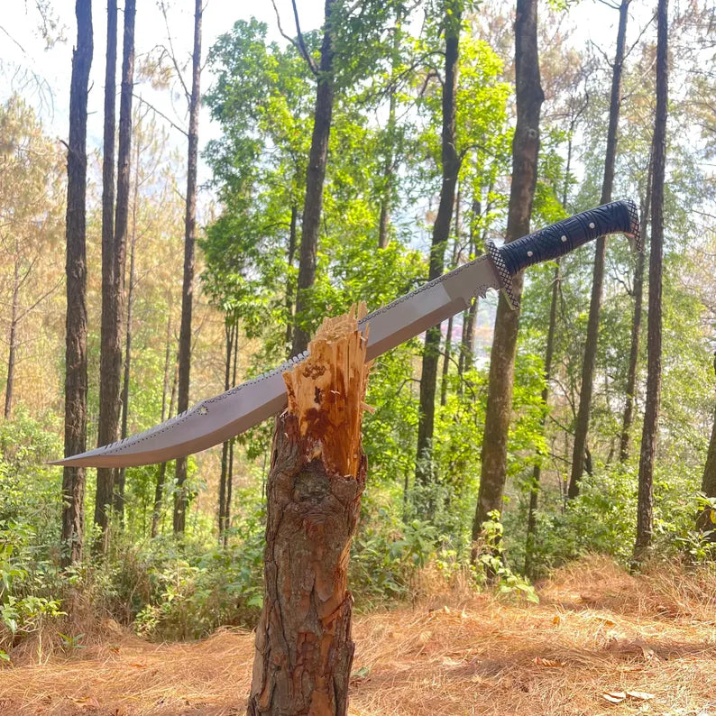 21 Inch Hand Forged Gurkha Seax Knife | Hand Forged Gurkha Knife