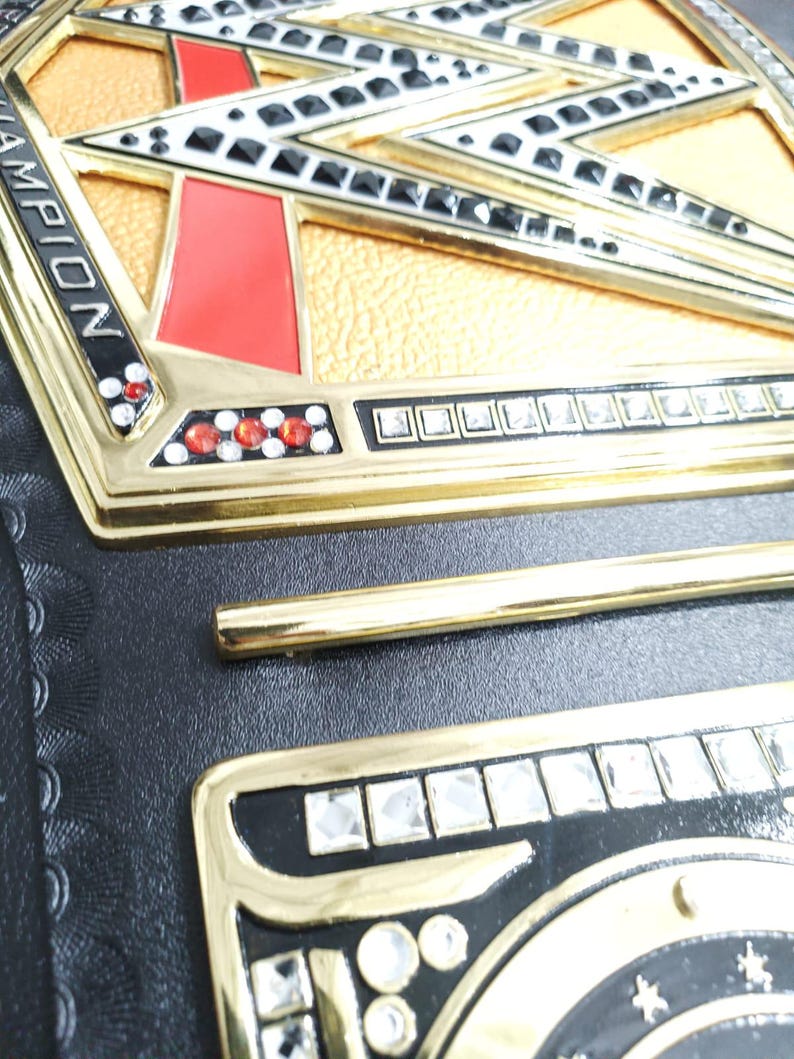 John Cena New Undisputed World Championship Belt Wrestling Replica Title Cena Side Plates