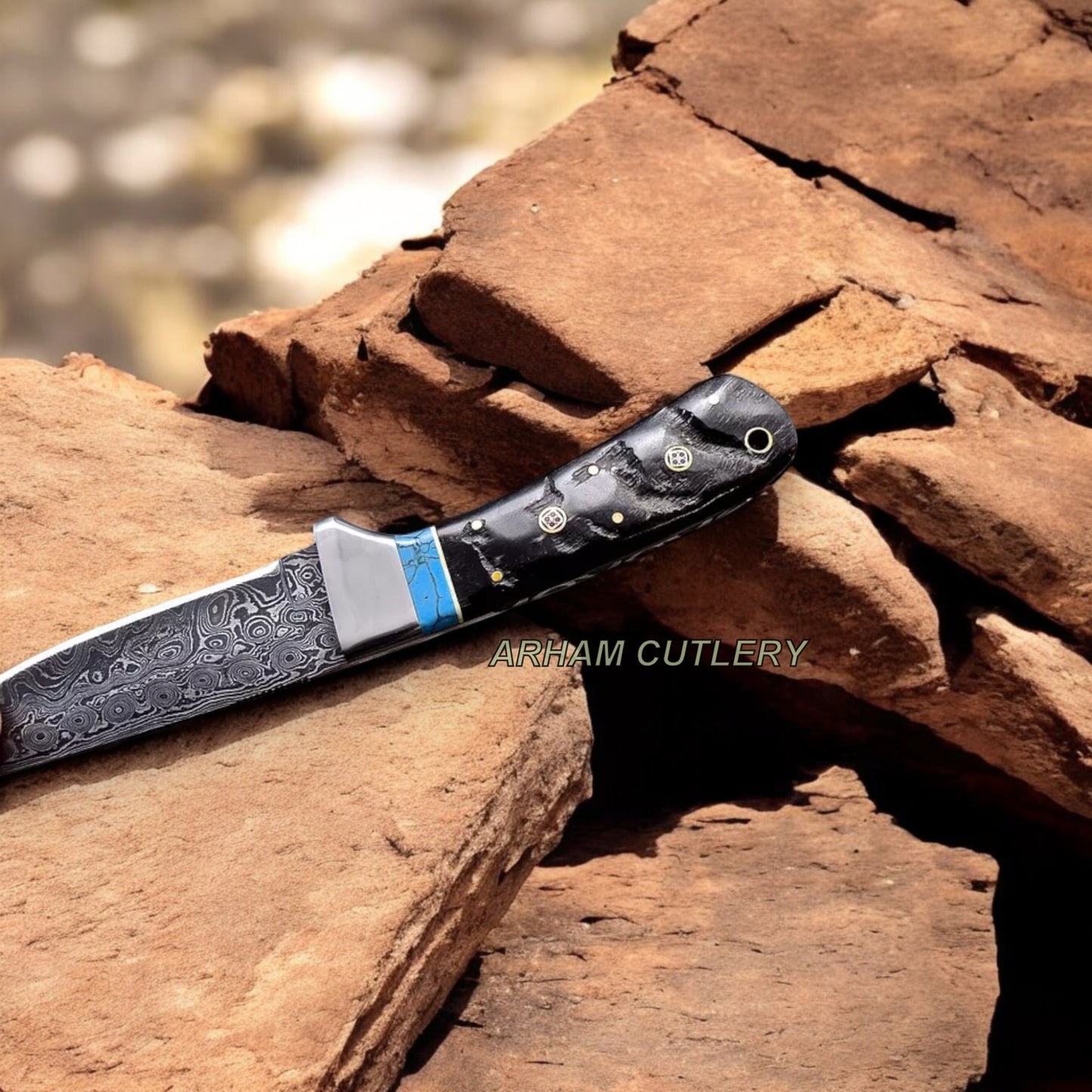 Handmade Damascus Steel Hunting Bush Craft Knife