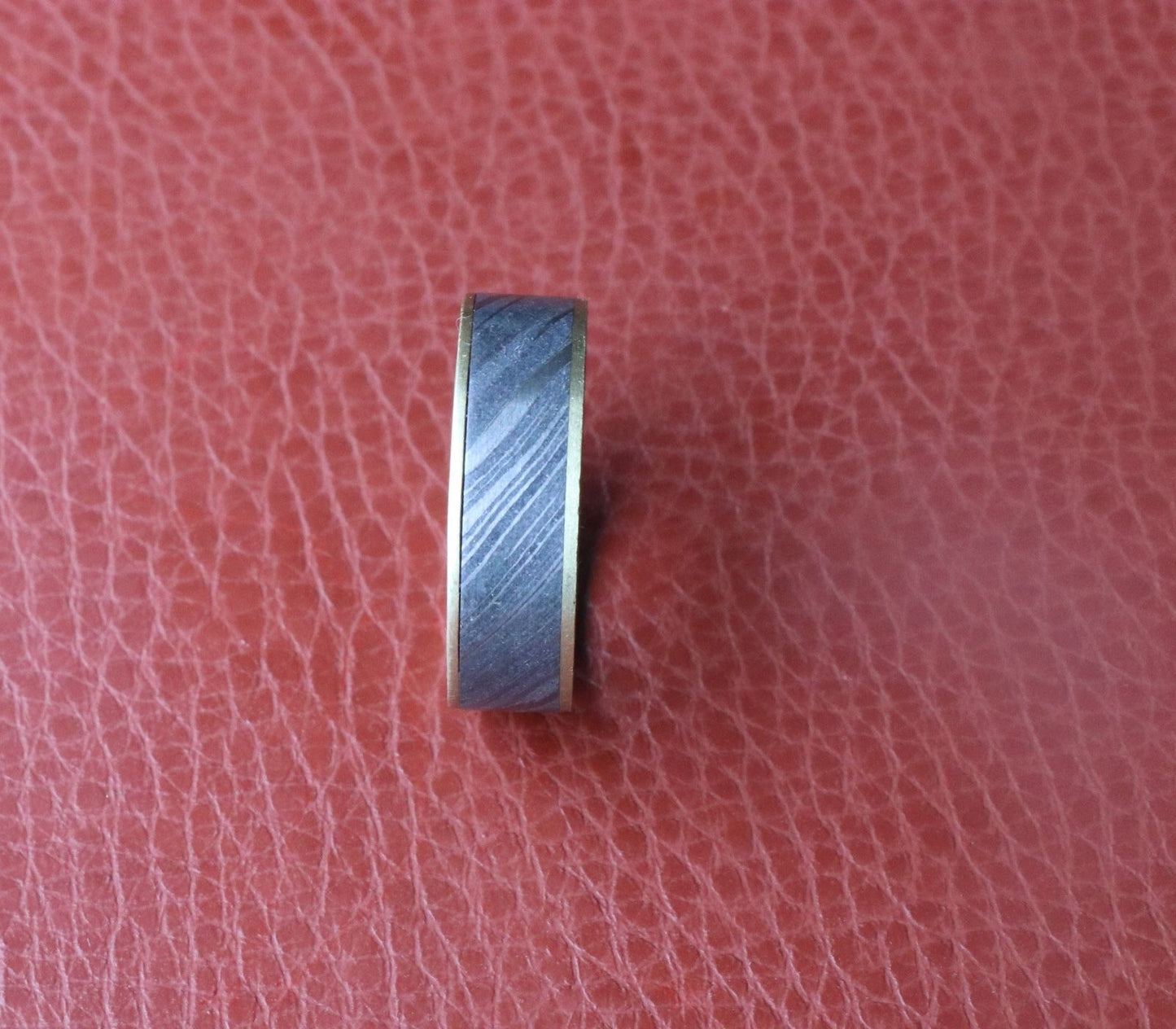 Custom Handmade Damascus Steel Ring for Men and Women A-124 - Arham Cutlery