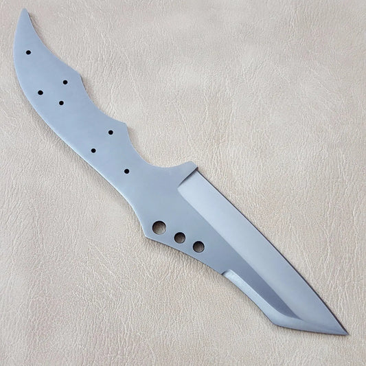 Custom Handmade Stainless Steel Blank blade Hunting Knife A-102 - Arham Cutlery
