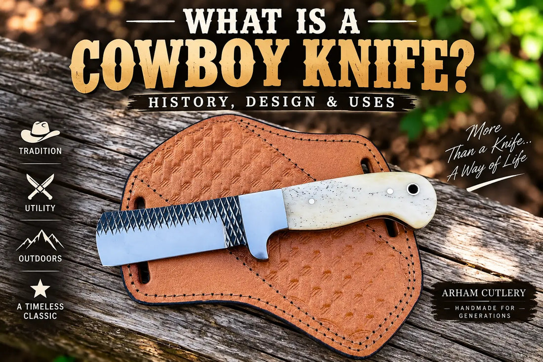 What Is a Cowboy Knife? History, Design & Uses Arham Cutlery