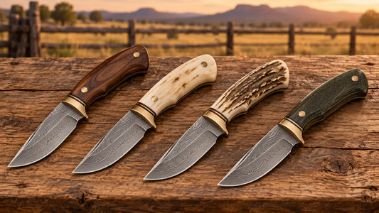Best Handle Materials for Cowboy Knives: Bone, Wood, Antler & Resin Arham Cutlery