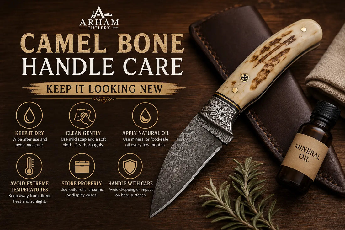Camel Bone Handle Care – Keep It Looking New Arham Cutlery
