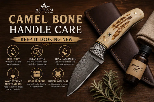 Camel Bone Handle Care – Keep It Looking New Arham Cutlery