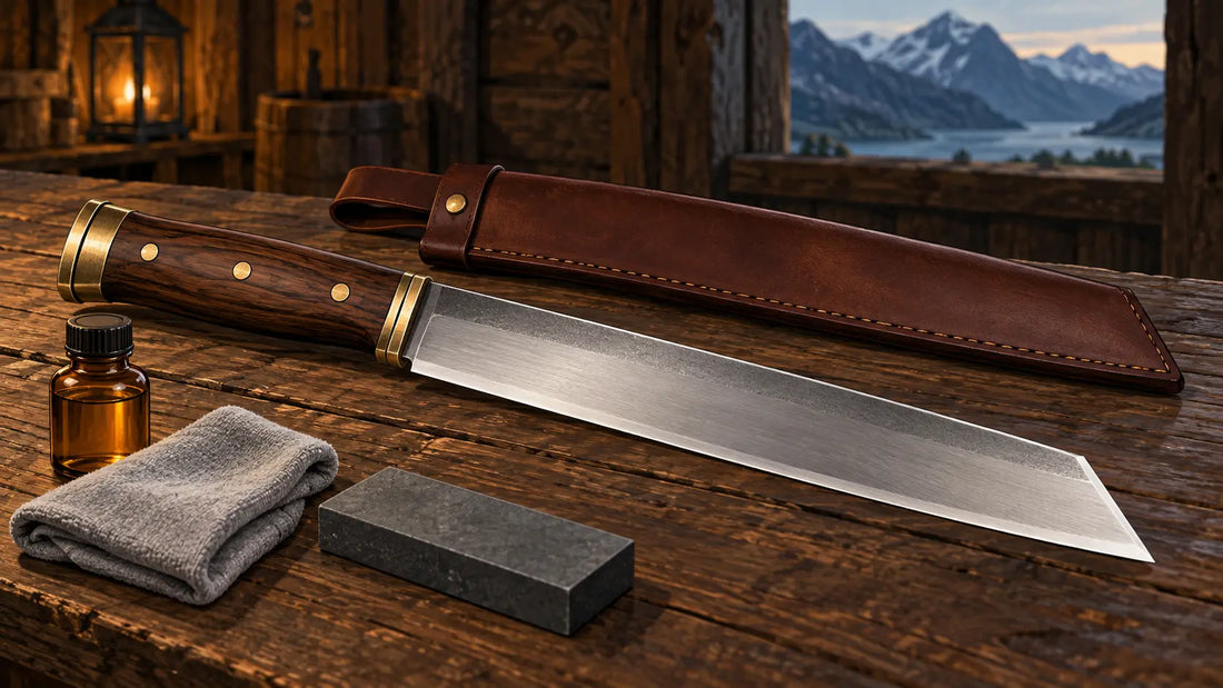 Carbon Steel Seax Care: How to Clean, Oil & Prevent Rust