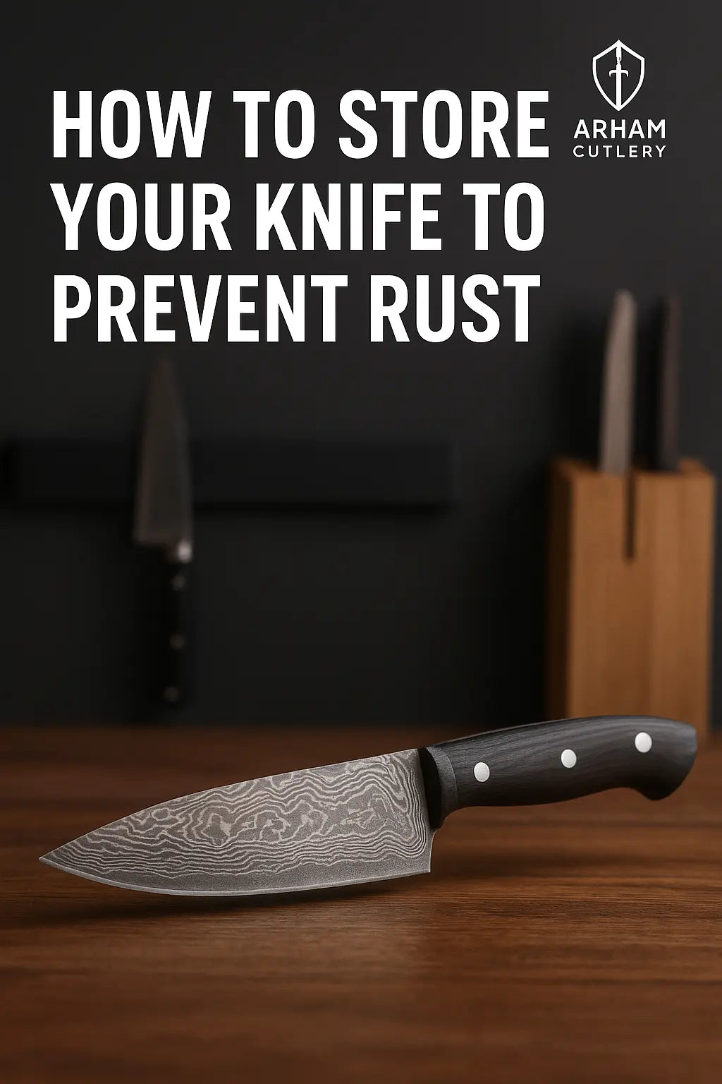 How to Store Your Knife to Prevent Rust Arham Cutlery