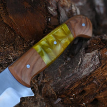 Cargar imagen en el visor de la galería, Antique Handcrafted Stainless Steel Hunting Knife | Durable Handle | Gift for Hunters | Bushcraft Knife | Groomsmen Gift | Arham Cutlery
