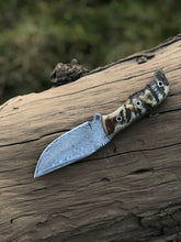 Load image into Gallery viewer, Damascus Steel Ram Horn Knife - Arham Cutlery
