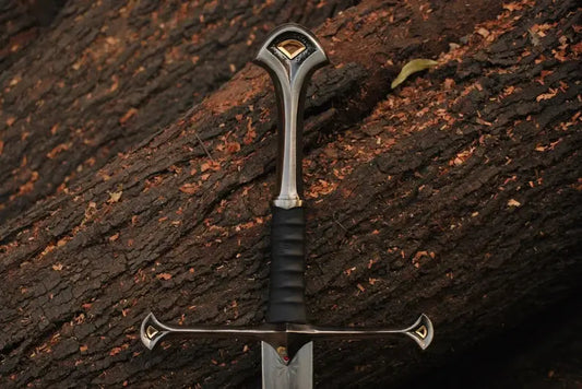 Handmade Viking Swords, Anduril Steel Sword, Groomsmen Gift, Lord of the Rings King Aragorn Ranger Sword, Christmas Gift - Arham Cutlery