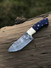 Cargar imagen en el visor de la galería, Fixed Blade Handmade Knife / Damascus Steel Knife - Arham Cutlery
