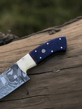 Cargar imagen en el visor de la galería, Fixed Blade Handmade Knife / Damascus Steel Knife - Arham Cutlery
