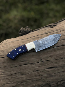 Fixed Blade Handmade Knife / Damascus Steel Knife - Arham Cutlery