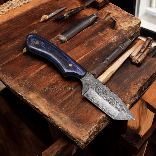 8.5" Fixed Blade Tanto Knife 