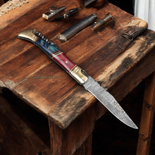 Lade das Bild in den Galerie-Viewer, Custom Made Slip Joint Handmade Folding Pocket Knife 
