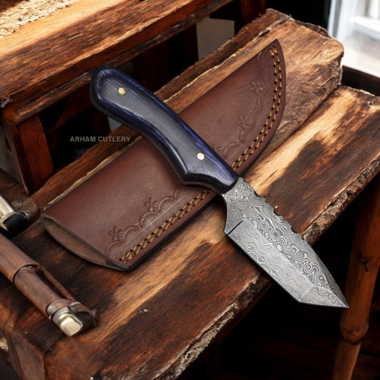 8.5" Fixed Blade Tanto Knife 