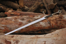 Lade das Bild in den Galerie-Viewer, Handmade Viking Swords, Anduril Steel Sword, Groomsmen Gift, Lord of the Rings King Aragorn Ranger Sword, Christmas Gift - Arham Cutlery
