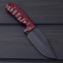 Cargar imagen en el visor de la galería, Fixed Blade Black Knife - Arham Cutlery
