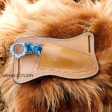 Cargar imagen en el visor de la galería, Best Skinning Knife Handmade Rasp File Knife With Leather Sheath
