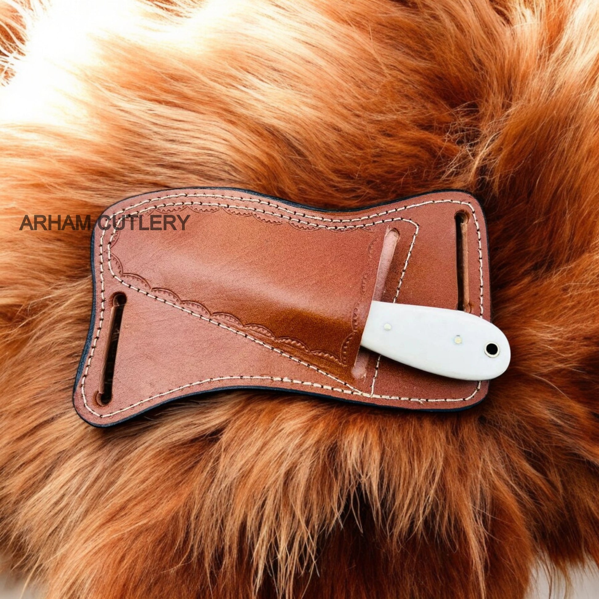 Camel Bone Knife Hand Forged Rasp File Knife