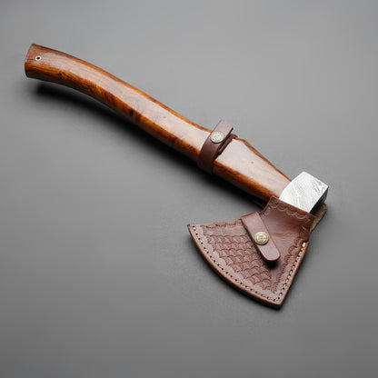 Handmade Axe With Sheath Arham Cutlery 