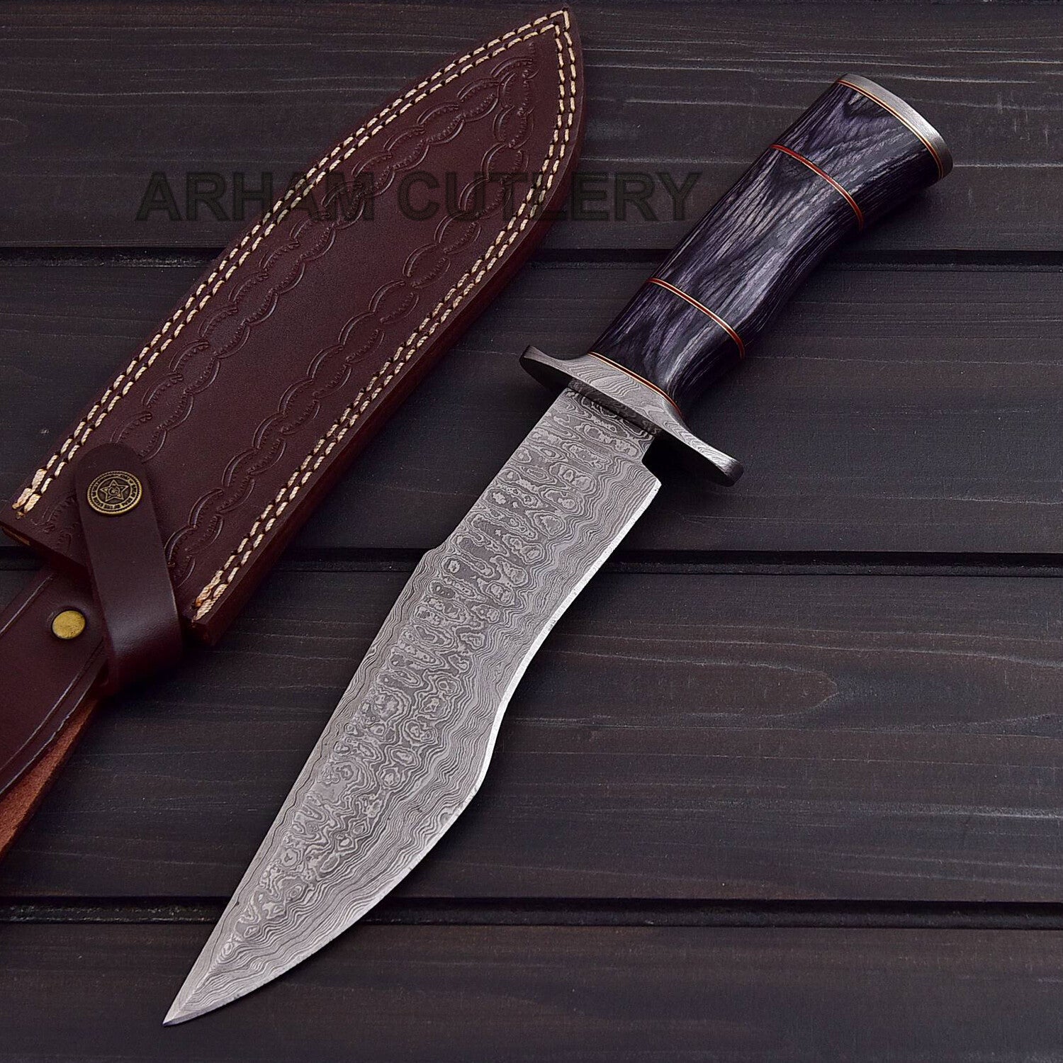 Handmade Damascus Steel Knife Arham Cutlery 