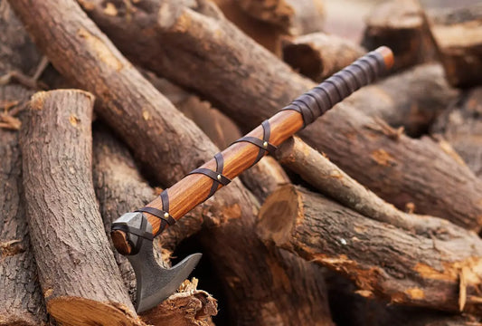 Ragnar Viking AXE  Hand Forged  Camping Axe with Rose Wood Handle , Arham Cutlery Arham Cutlery