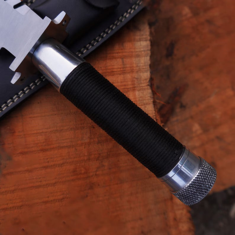 Handmade D2 Steel Commando Replica Bowie Knife with Leather Sheath | Gift for Him | Anniversary Gift | Father's Day Gift | Christmas gift