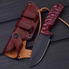 Cargar imagen en el visor de la galería, Fixed Blade Black Knife - Arham Cutlery
