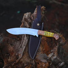 Cargar imagen en el visor de la galería, Antique Handcrafted Stainless Steel Hunting Knife | Durable Handle | Gift for Hunters | Bushcraft Knife | Groomsmen Gift | Arham Cutlery
