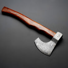 Load image into Gallery viewer, Damascus Steel Axe 
